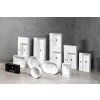 KUBE X ceramic washbasin 45x35cm, rectified version, white ExtraGlaze 94859111