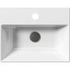 KUBE X ceramic washbasin 45x35cm, rectified version, white ExtraGlaze 94859111