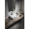 KUBE X ceramic washbasin 45x35cm, rectified version, white ExtraGlaze 94859111