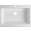 ARYA ceramic sink with mixer hole 86x62 cm, white 50186
