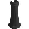 RETRO universální keramický sloup k umyvadlům 56,69,73cm, černá mat 107031
