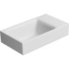 NUBES keramické umývátko 40x23cm, bez otvoru, pravé/levé, bílá mat 9636009