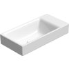 NUBES keramické umývátko 50x25cm, bez otvoru, pravé/levé, bílá ExtraGlaze 9637011