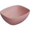 NUBES keramické umyvadlo na desku 40x35cm, blush mat 978524