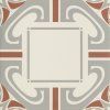Retro Dlažba Grazia Althaus Dresda Grigio/Cotto 20x20 (AHD63)