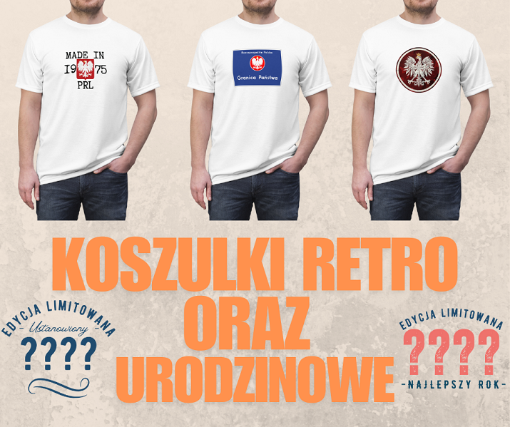 Urodzinowe i retro koszulki