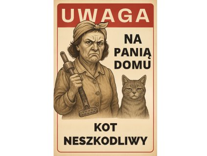 Panią domu kot