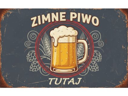 Zimne piwo tutaj