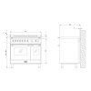 DOLCEVITA 90 INDUCTION HOB DOUBLE OVEN (3)
