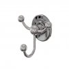 Burlington triple robe hook chrome plated brass w439 h439