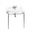 B18 1TH Edwardian 80cm 1th basin chrome stand w439 h439