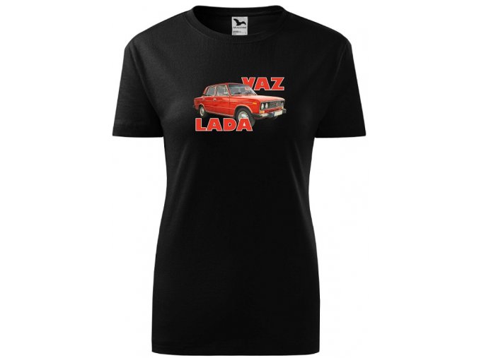 Dámske čierne Ladan červená