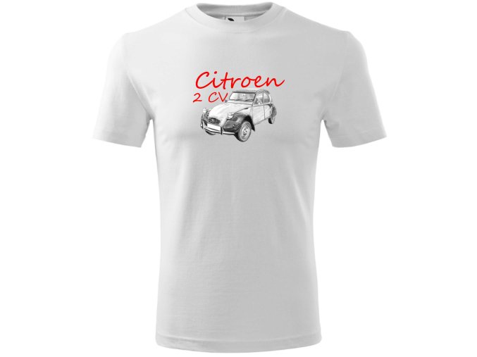 Tričko Farebné Citroen 2 CV