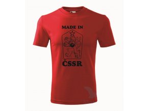 Tričko červené CSSR čierna