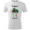 Pánske biele Traktor volá