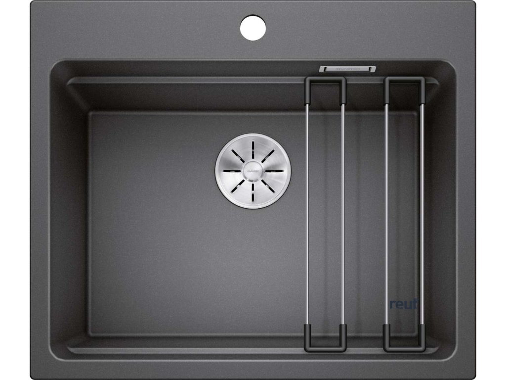 Blanco Etagon 6 Silgranitový drez, 600x510 mm, s pojazdmi, InFino, antracit 524529