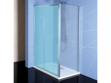 Polysan EASY sprchová bočná stena 700mm, sklo BRICK EL3138