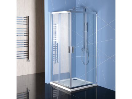 Polysan EASY štvorcová sprchová zástena 900x900mm, číre sklo EL5115