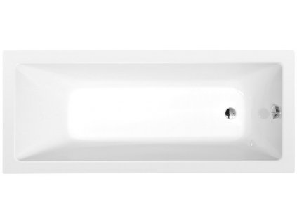 Polysan NOEMI obdĺžniková vaňa 160x70x39cm, biela 71707