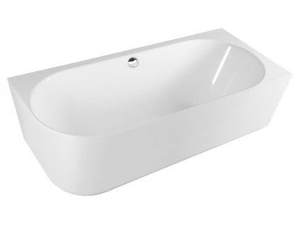 Polysan SUSSI R voľne stojaca vaňa liaty mramor 160x70x49,5cm, biela 90191R