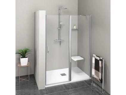 Polysan ZOOM sprchové dvere 900mm, číre sklo ZL1390