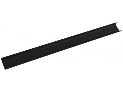 Sapho ODETTA CHANEL dekoračná lišta medzi zásuvky 634x70x20 mm, čierna mat DT701