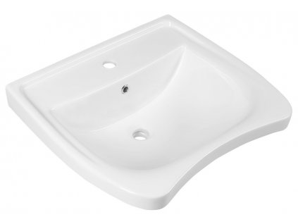 Sapho HANDICAP keramické umývadlo pre telesne postihnutých 60x55cm, biela 5160