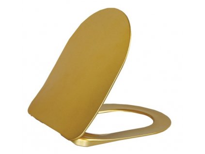 CREAVIT PAULA PAULA WC sedátko, SLIM, Soft Close, zlata KC0903
