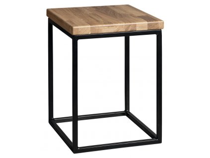 Sapho SKA Industrial SKA Stolička 30x41x30cm (SKA401), čierna mat/dub SKA190