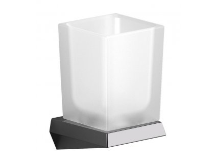 Sapho SOUL pohár, mliečne sklo, chróm 161812