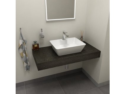 Sapho TAILOR dosky TAILOR rockstone doska 90x50 cm, prevedenie límca L TR090L
