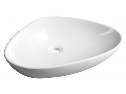 Sapho TERUEL keramické umývadlo 59x39 cm, na dosku, biela BH7007