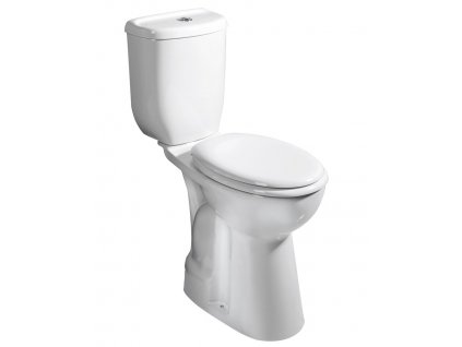 CREAVIT HANDICAP WC kombi misa zvýšená 36,3x67,2cm, spodný odpad BD301.410.00