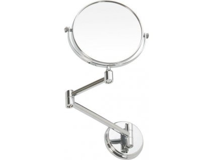 Sapho X-ROUND E kozmetické zrkadlo závesné Ø 135mm, chróm XR005