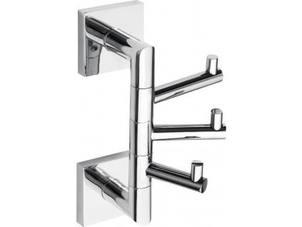 Sapho X-SQUARE X-SQUARE trojháčik otočný, chróm XQ204
