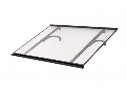 strieška nad dvere LANITPLAST OTIS 160/85 antracit LG2182 LG2182