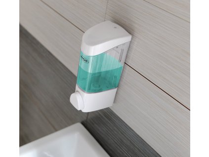 Aqualine Dávkovač tekutého mydla na zavesenie 300ml, biely 1319-70