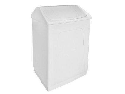 NOFER Odpadkový kôš výklopný, 55 l, biely plast ABS 14027