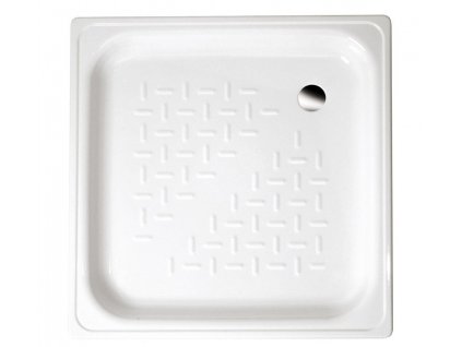 SMAVIT Smaltovaná sprchovacia vanička, štvorec 70x70x12cm, biela PD70X70