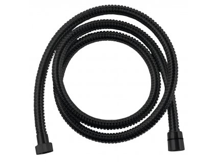 Sapho POWERFLEX Flexibilná nerezová hadica s dvojitým zámkem, 150 cm, čierna matná FLEX156