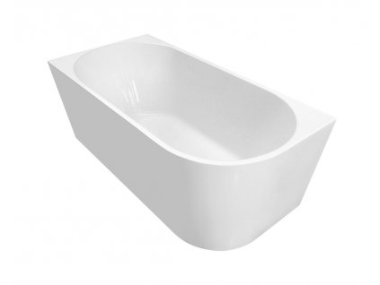 Aqualine TIBERA L voľne stojaca vaňa 140x70 cm, biela E1066