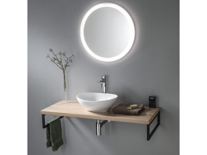 Aqualine VEGA dosky VEGA doska pod umývadlo 125x45cm, dub platin VG730