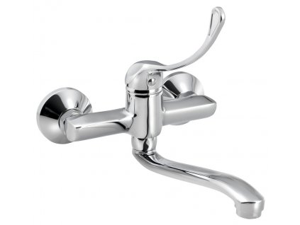 Bruckner BARON BARON nástenná batéria, rozteč 150mm, Lekárská páka, chróm 612.014.1