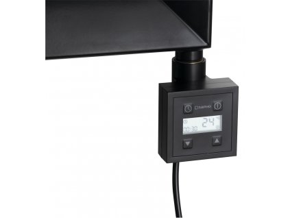 Sapho KTX BLACK KTX vykurovacia tyč s termostatom, 200 W, čierný mat KTX-B-200