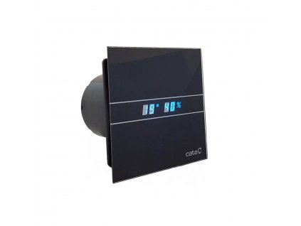 Cata VENTILÁTORY E E-100 GBTH kúpeľňový ventilátor axiálny s automatom,4W/8W,potrubie 100mm, čierna 00900602