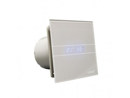 Cata VENTILÁTORY E E-100 GSTH kúpeľňový ventilátor axiálny s automatom, 4W/8W,potrubie 100mm,striebo 00900600