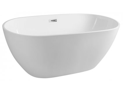 Aqualine DOURO voľne stojaca vaňa 150x80cm, biela E1850