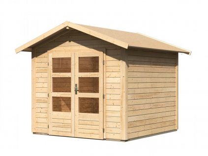 drevený domček KARIBU TALKAU 4 (83336) natur LG1775 LG1775