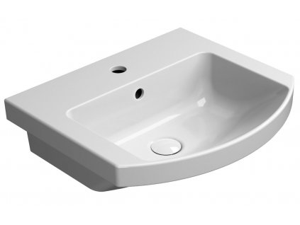 GSI NORM keramické umývadlo oblé 51x45cm, biela ExtraGlaze 8646111
