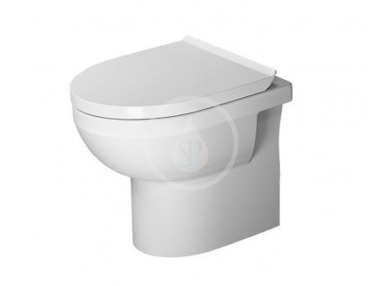 Duravit DuraStyle Basic - Stojace WC, zadný odpad, Rimless, s WonderGliss, alpská biela 21840900001